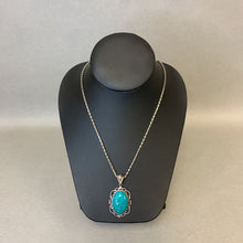 Load image into Gallery viewer, Mooncalf Handmade Faux Turquoise Necklace
