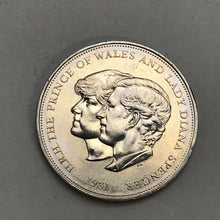 Load image into Gallery viewer, HRH Prince of Wales Royal Wedding Commemorative Crown Coin (~39mm)
