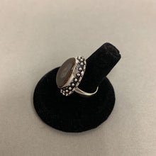 Load image into Gallery viewer, Silver Plated Druzy Agate Ring sz 7
