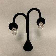 Load image into Gallery viewer, Vintage Sterling CZ Screw Earrings
