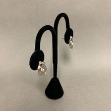 Load image into Gallery viewer, Vintage Sterling CZ Screw Earrings
