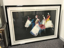 Load image into Gallery viewer, Jean Richardson Framed Serigraph Art, "Dancers" (~49x70) (As-Is, Frame Corners Damaged)
