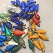 Load image into Gallery viewer, Vintage Collectible Christmas Light Bulbs Mixed Colors (44pcs)
