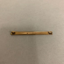 Load image into Gallery viewer, Vintage Victorian Style Etched Gold Filled Bar Pin (2.5&quot;)
