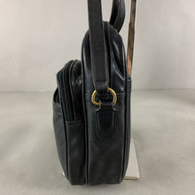 Load image into Gallery viewer, Coach Black Leather Flight Crossbody Bag Purse (9x7x4&quot;)
