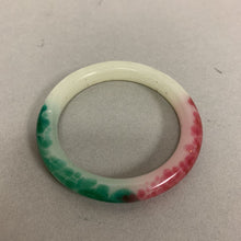 Load image into Gallery viewer, Vintage Rare Tri Color Jade Bangle Bracelet (2.5&quot; inner diameter)
