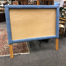 Load image into Gallery viewer, Blue Fabric Covered Queen Headboard (61x64)
