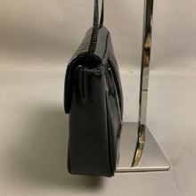 Load image into Gallery viewer, Morris Moskowitz Black Patent Leather Purse (6x9x2&quot;)
