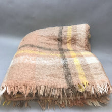 Load image into Gallery viewer, Nido Notte Italia Plaid Oversized Throw Blanket Fringe Thick Soft Made In Italy (90x80)
