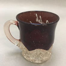 Load image into Gallery viewer, Vintage Ruby Flashed Glass Souvenir Glass Cup Beulah 1945 (3&quot;)
