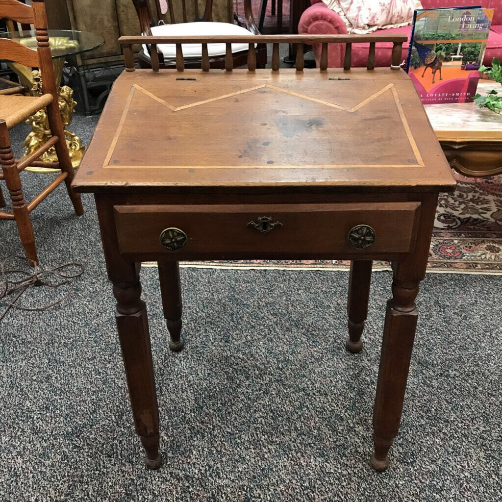 Antique Walnut Desk (30x22x17)