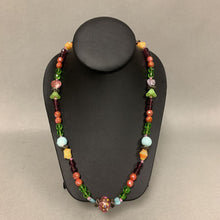 Load image into Gallery viewer, Iris Lane Czech Glass Quartz &amp; Sterling Beaded Necklace (30&quot;)
