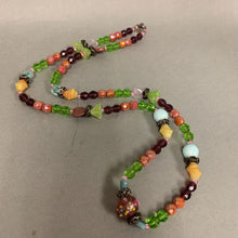 Load image into Gallery viewer, Iris Lane Czech Glass Quartz &amp; Sterling Beaded Necklace (30&quot;)
