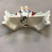 Load image into Gallery viewer, Vintage Mid Century Hand Painted Porcelain Man on Sofa Colonial (3x4)
