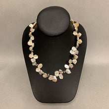 Load image into Gallery viewer, Freshwater Petal Pearl w/ Sterling &amp; Quartz Accents Necklace (19")
