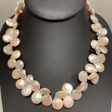 Load image into Gallery viewer, Freshwater Petal Pearl Toggle Necklace (17&quot;)
