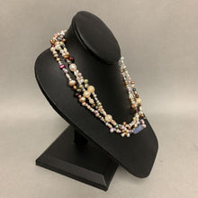 Load image into Gallery viewer, Multicolor Varieted Freshwater Pearl Layered Necklace (17&quot;)
