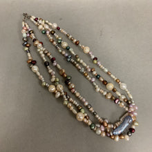 Load image into Gallery viewer, Multicolor Varieted Freshwater Pearl Layered Necklace (17")
