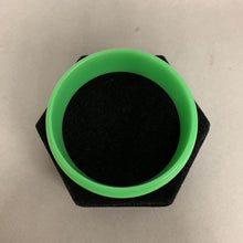 Load image into Gallery viewer, Vintage Green Moon Glow Lucite Bangle Bracelet (2.5&quot;)
