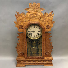 Load image into Gallery viewer, William Gilbert Laurel Oak Shelf Clock (24&quot;)
