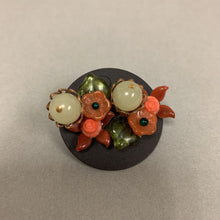 Load image into Gallery viewer, Joli Jewelry Czech Glass &amp; Resin Floral Earrings (1&quot;)
