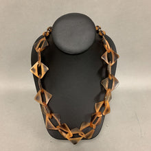Load image into Gallery viewer, Vintage Carved Linked Horn Necklace (25&quot;)

