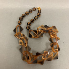 Load image into Gallery viewer, Vintage Carved Linked Horn Necklace (25&quot;)
