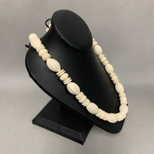 Load image into Gallery viewer, Vintage Cream Resin Beaded Necklace (28&quot;)
