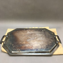 Load image into Gallery viewer, Reed &amp; Barton Silver Plate Handled Serving Tray (20&quot; x 14&quot;)

