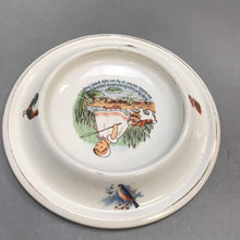 Load image into Gallery viewer, Antique 1905 Royal Baby Plate Baby Bunting Bunch Fishing Child&#39;s Feeding Dish (9&quot;)
