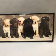 Load image into Gallery viewer, Framed Print - Labrador Puppies (12.5x36.5)
