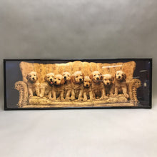 Load image into Gallery viewer, Framed Print - Golden Retriever Puppies (12.5x36.5)
