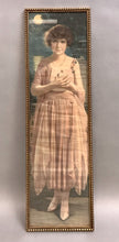 Load image into Gallery viewer, Absence Cannot Hearts Divide Vintage Framed Art Print (26x8&quot;)
