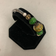 Load image into Gallery viewer, Sterling Bracelet w/ Freshwater Pearls &amp; Art Glass Beads
