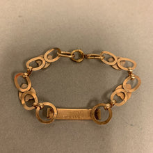 Load image into Gallery viewer, Vintage Gold Filled Lamode Etched ID Bracelet (6.75&quot;)
