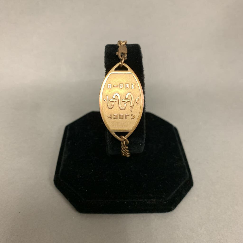 Vintage Gold Filled Medical Alert Bracelet (7