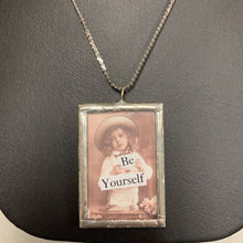 Load image into Gallery viewer, Artisan Dr Seuss Quote Pendant on 24&quot; Chain
