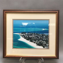 Load image into Gallery viewer, Framed Tropical Island Scene Print (14x16)
