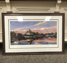 Load image into Gallery viewer, Framed &amp; Signed &quot;Evening at St. Michael&#39;s&quot; Print by Richard Bollinger (28x43)
