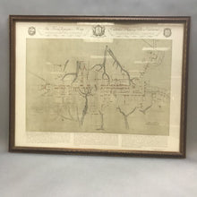 Load image into Gallery viewer, Gold Framed Frenchman&#39;s Map Print (24x31)
