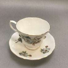 Load image into Gallery viewer, Royal Albert Tea Cup/Saucer-Blue/White Flowers- England Crown China-Black Stamp
