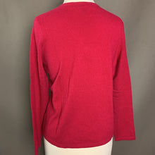 Load image into Gallery viewer, Lands End Fuschia Cashmere Sweater (sz PM)
