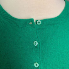 Load image into Gallery viewer, Pure Collection Green Cashmere Cardigan Sweater (sz 14/16)
