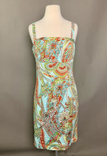 Load image into Gallery viewer, Tommy Bahama Blue Paisley Summer Dress (sz 12)
