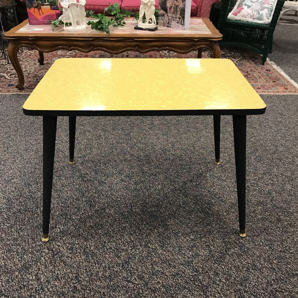 Yellow Top Table (21x20x30)