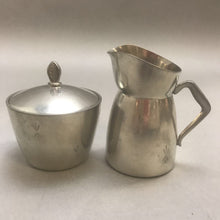 Load image into Gallery viewer, MCM Norway Pewter Cream &amp; Sugar (2&quot;)
