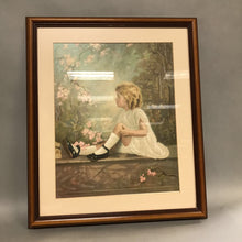 Load image into Gallery viewer, Florence Lindsey Framed Print of Girl (27x23)
