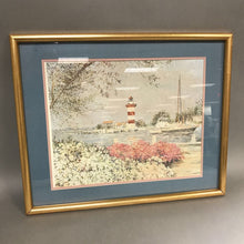 Load image into Gallery viewer, Framed Lighthouse Print (17x21)
