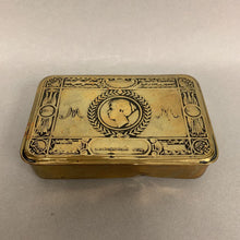 Load image into Gallery viewer, Brass Christmas 1914 Princess Mary Tin (1x5x3&quot;)
