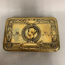 Load image into Gallery viewer, Brass Christmas 1914 Princess Mary Tin (1x5x3&quot;)
